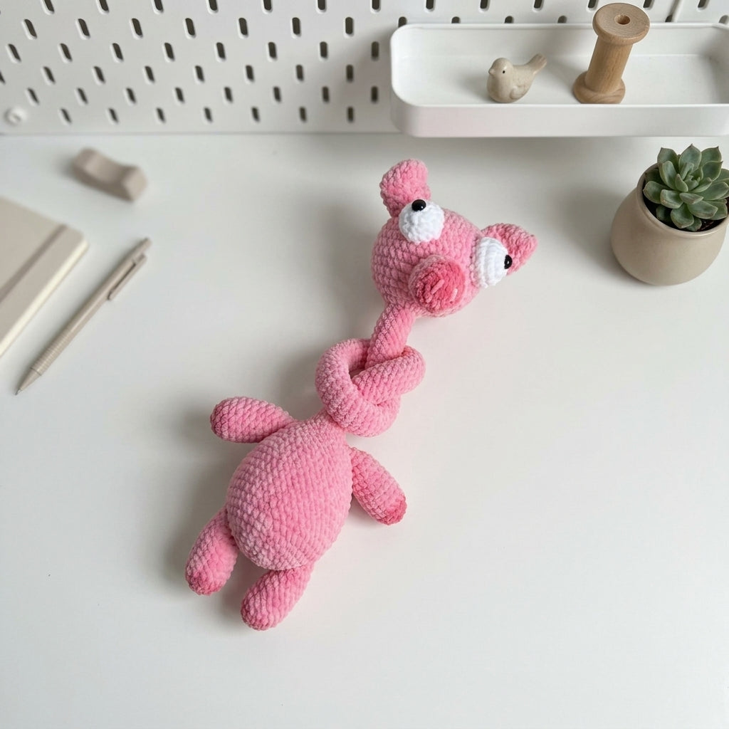 Long Neck Animal Crochet Pattern Bundle PDF, Pig Frog Giraffe Sheep Duck Amigurumi, Funny Stuffed Animal Patterns, Digital Download