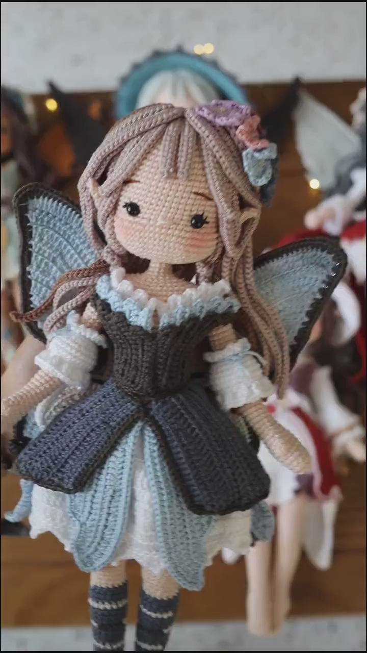 Crochet Wedding Couple Doll Pattern, Bride and Groom Amigurumi Doll, PDF Tutorial