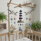 Felt Seaside Goose Baby Mobile