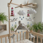 Felt Lighthouse Coast Baby Mobile