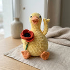 Duck Crochet Pattern PDF, Amigurumi Duck with Flower Tutorial