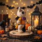 Halloween Cat Crochet Pattern PDF, Patchwork Cat Amigurumi, Bat Wing Kitty Plush, Spooky Crochet Pattern, Digital Download