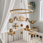 Felt Airplane Baby Mobile for Boy or Girl