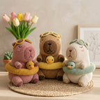 Capybara Crochet Pattern PDF, Summer Capybara with Duck Float Amigurumi Tutorial