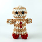 Gingerbread Man Crochet Pattern PDF, Christmas Amigurumi Tutorial, Easy Plush Gingerbread Doll Pattern