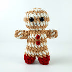Gingerbread Man Crochet Pattern PDF, Christmas Amigurumi Tutorial, Easy Plush Gingerbread Doll Pattern