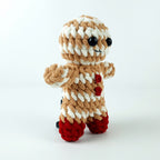 Gingerbread Man Crochet Pattern PDF, Christmas Amigurumi Tutorial, Easy Plush Gingerbread Doll Pattern