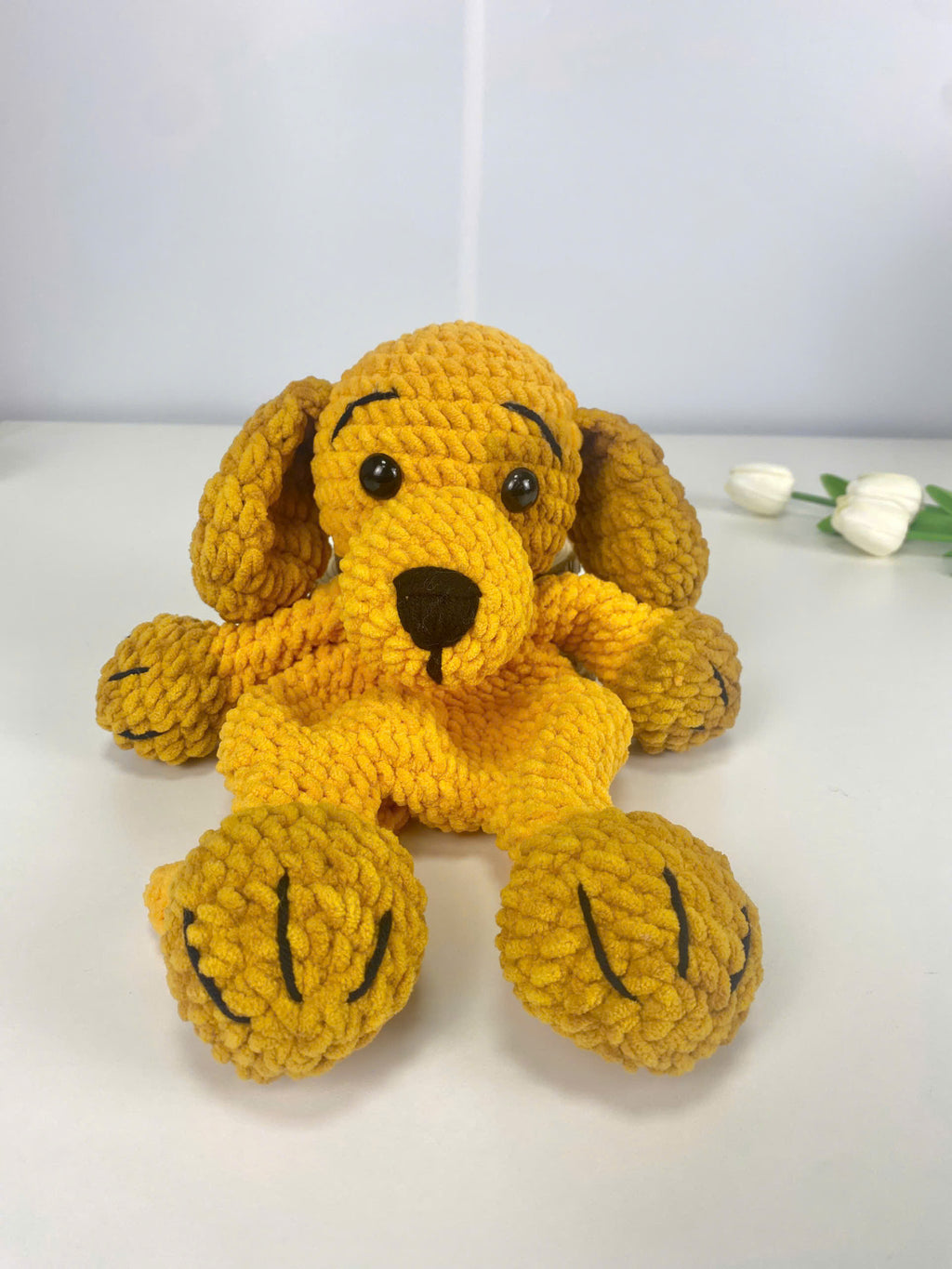 Crochet Dog Pattern PDF: Amigurumi Puppy Plush Toy (Digital Download)
