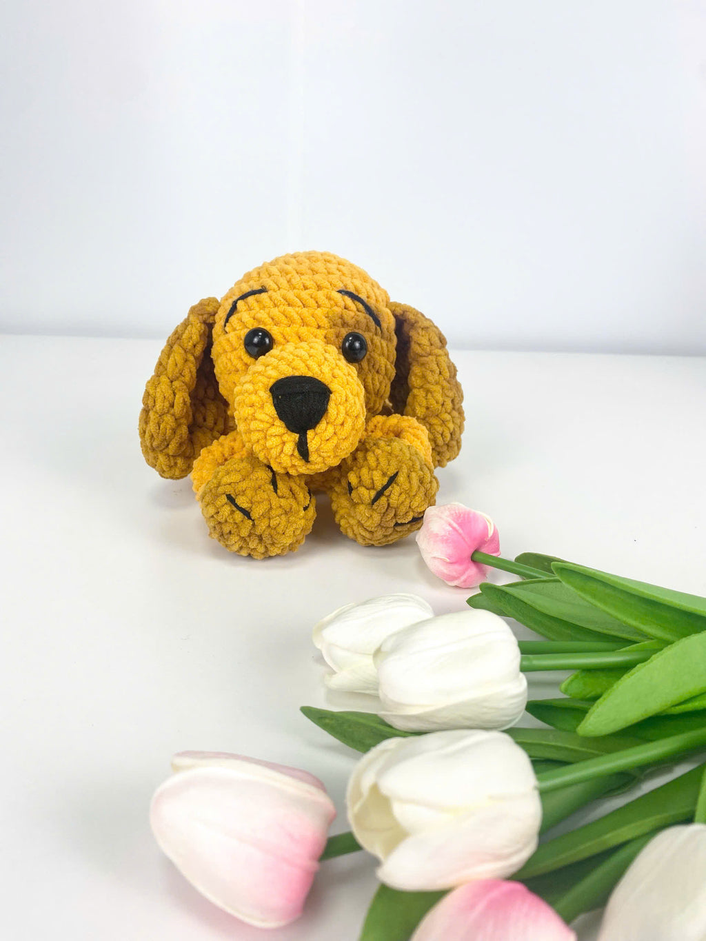 Crochet Dog Pattern PDF: Amigurumi Puppy Plush Toy (Digital Download)