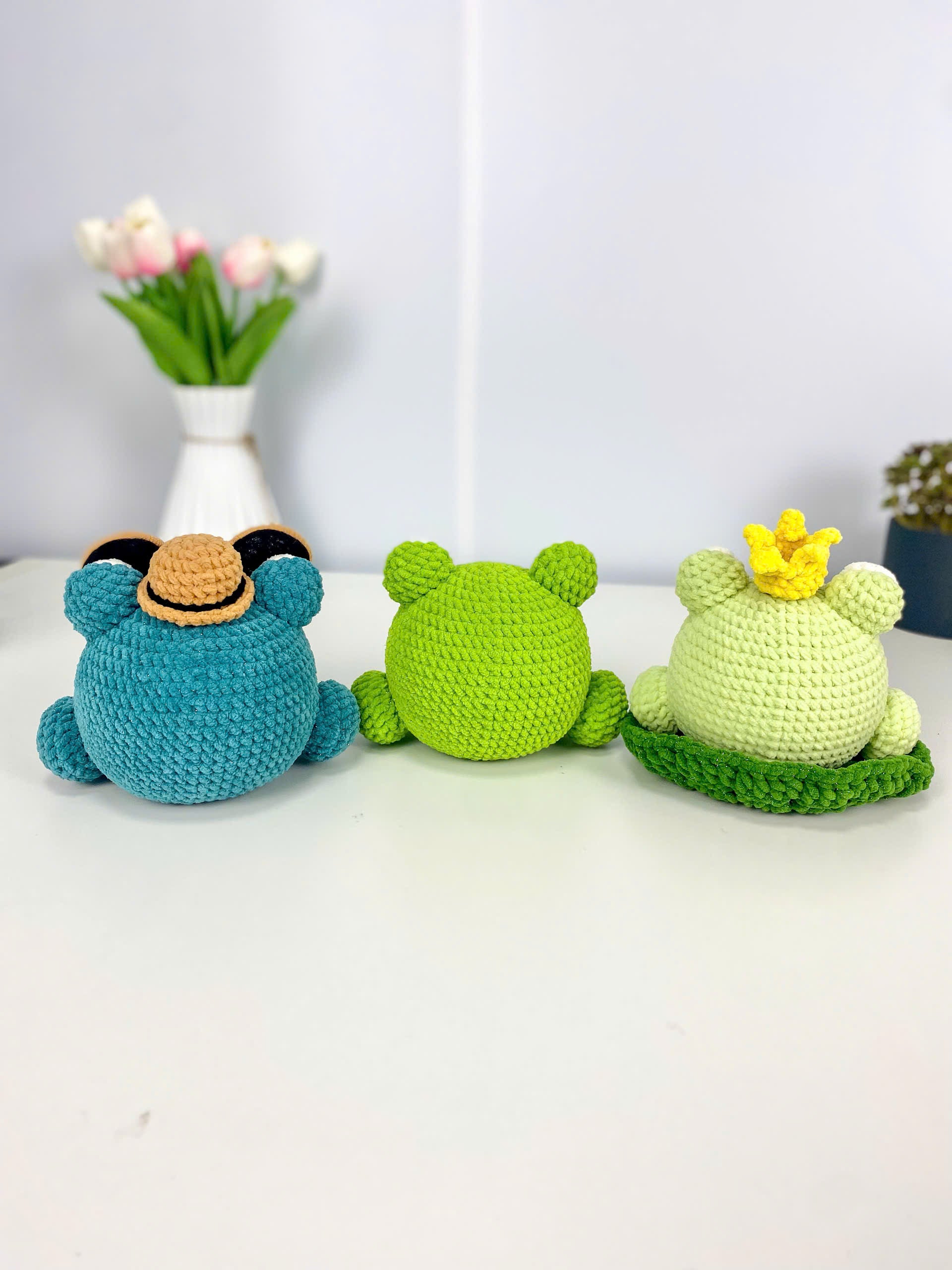 Crochet Frog Pattern Bundle: Amigurumi Plush Toys (PDF Digital Download)