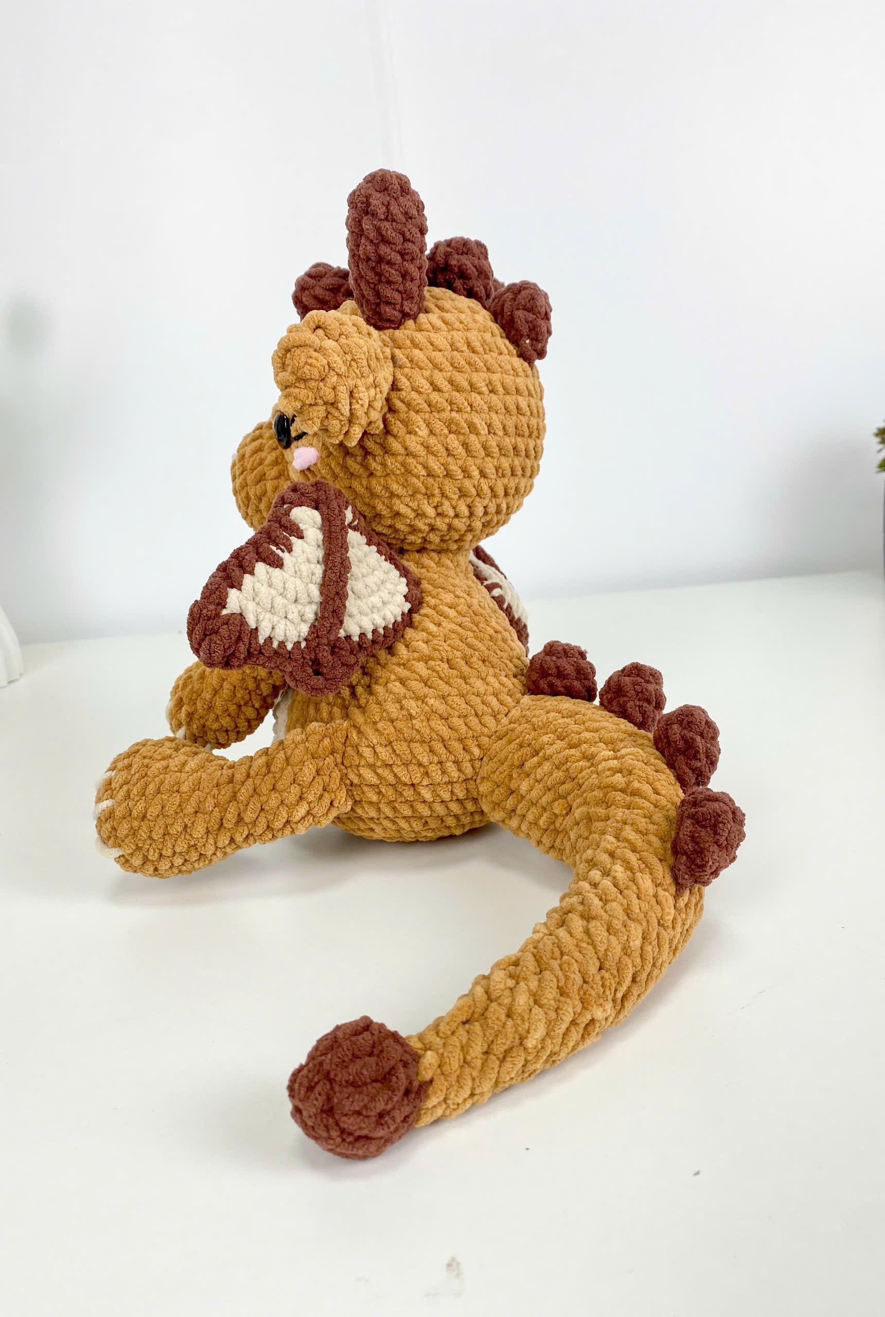 Amigurumi Dragon Crochet Pattern PDF: Easy Plush Toy Tutorial
