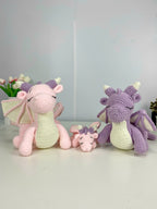 Dragon Family Crochet Pattern PDF Bundle: Amigurumi Sleeping Dragon Set (Digital Download)