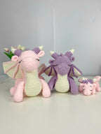 Dragon Family Crochet Pattern PDF Bundle: Amigurumi Sleeping Dragon Set (Digital Download)