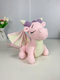 Dragon Crochet Pattern PDF: Amigurumi Sleeping Plush Tutorial (Beginner-Friendly)