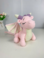 Dragon Crochet Pattern PDF: Amigurumi Sleeping Plush Tutorial (Beginner-Friendly)