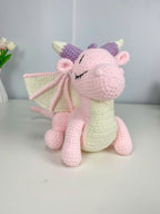 Dragon Crochet Pattern PDF: Amigurumi Sleeping Plush Tutorial (Beginner-Friendly)