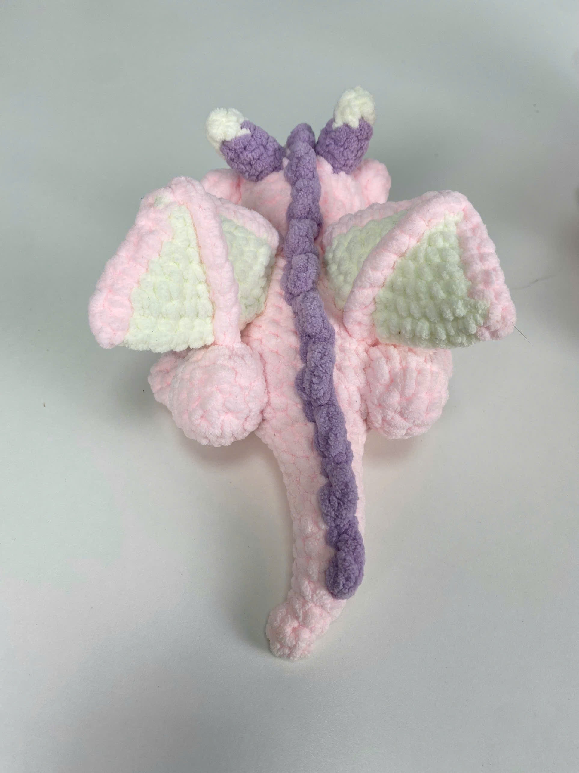 Dragon Crochet Pattern PDF: Amigurumi Sleeping Plush Tutorial (Beginner-Friendly)