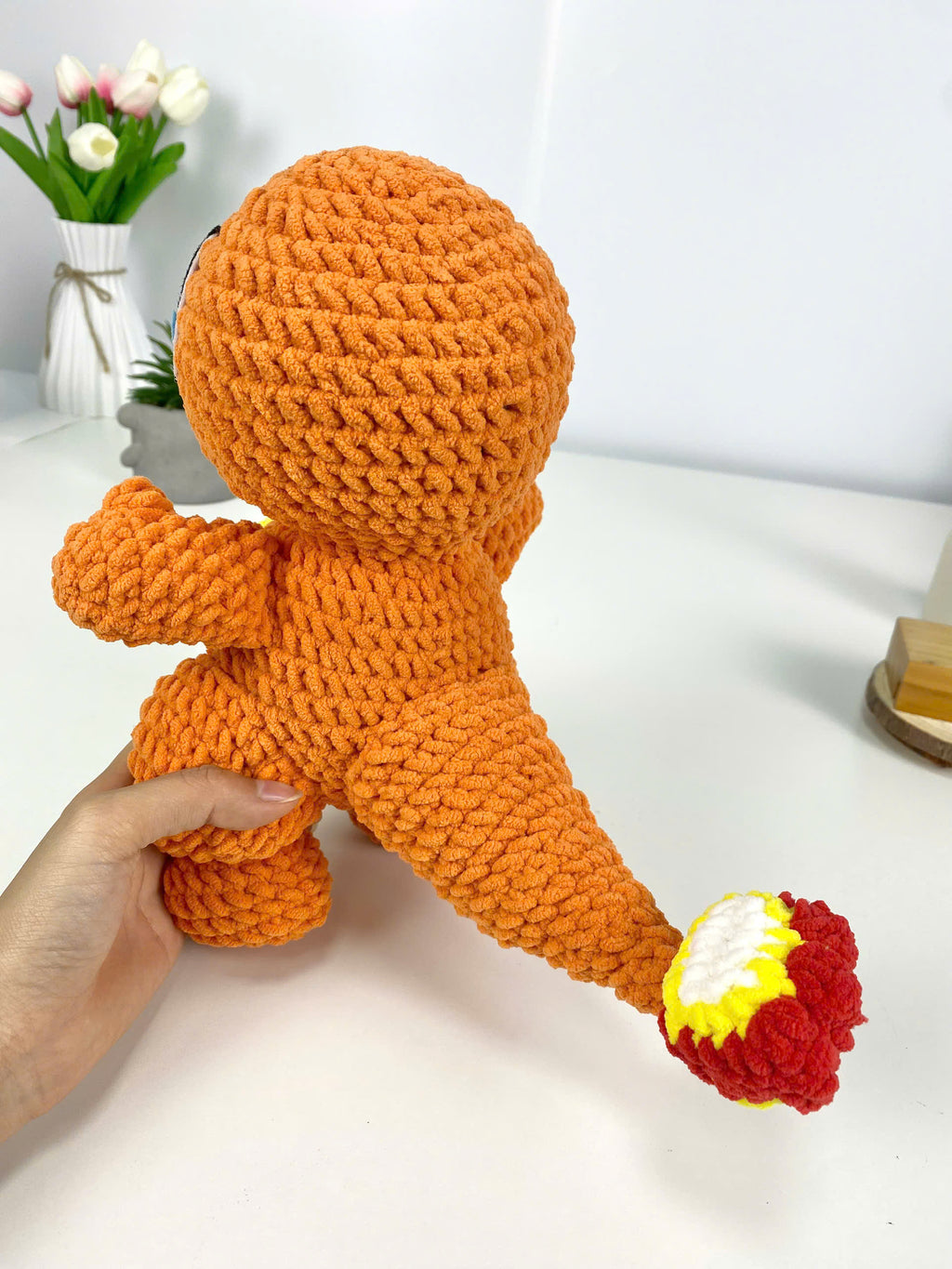 Charmander Crochet Pattern, Amigurumi Pokemon Plush Toy (PDF)