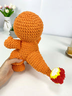 Charmander Crochet Pattern, Amigurumi Pokemon Plush Toy (PDF)