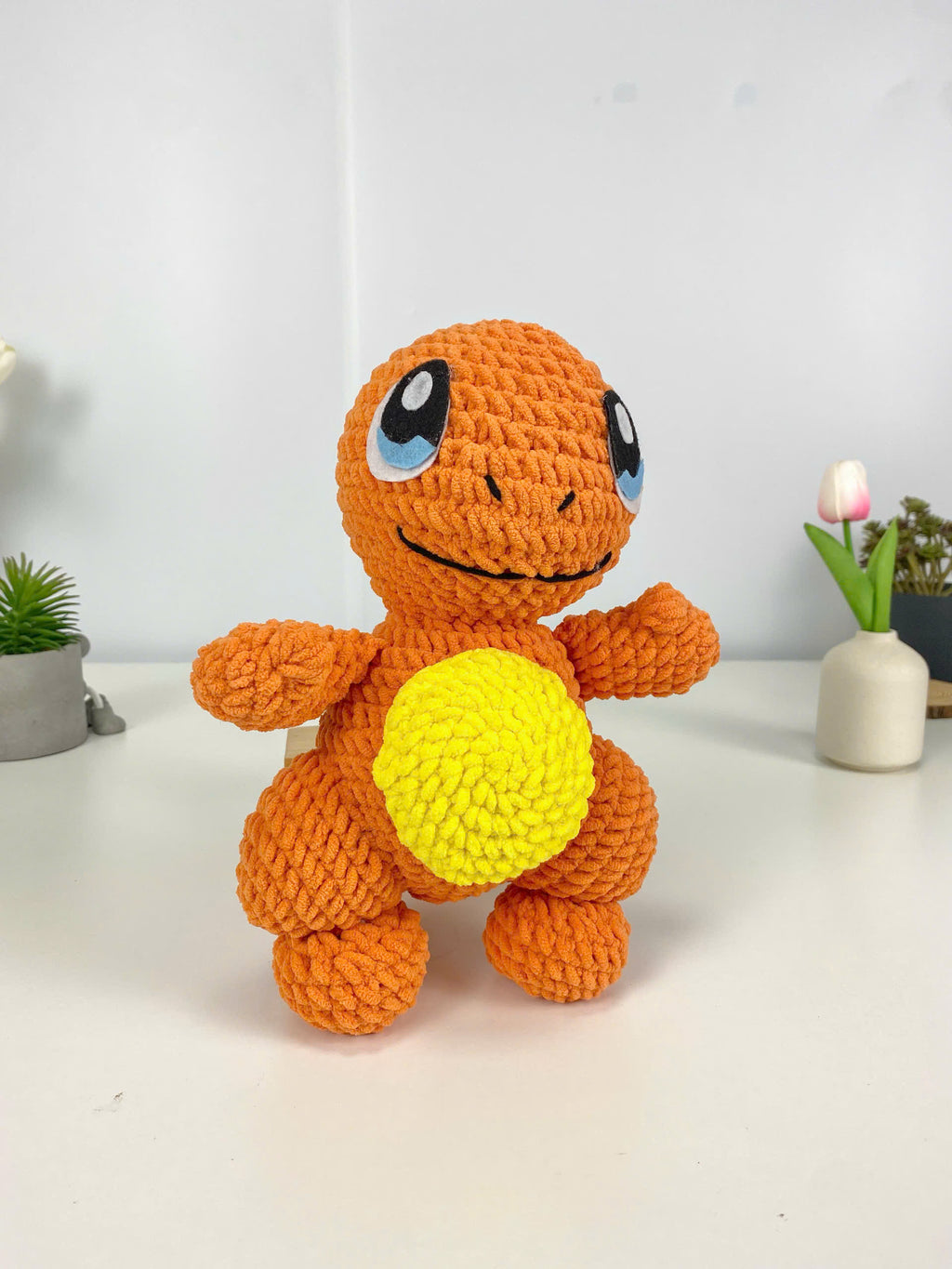 Charmander Crochet Pattern, Amigurumi Pokemon Plush Toy (PDF)