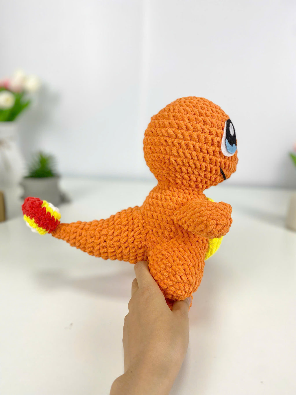 Charmander Crochet Pattern, Amigurumi Pokemon Plush Toy (PDF)