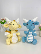 Dragon Crochet Pattern PDF: Beginner Amigurumi Plush Toy Tutorial (Digital Download