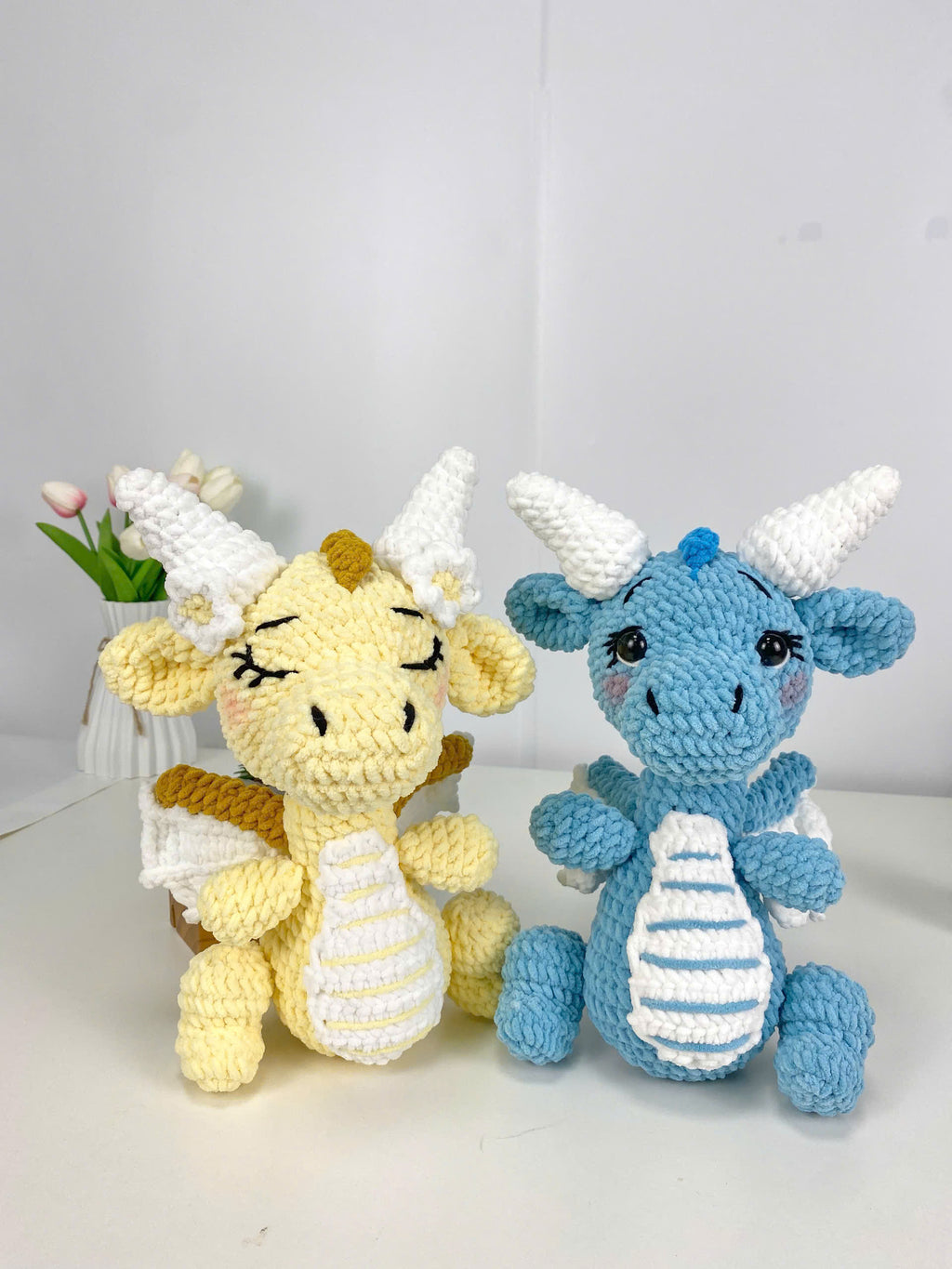 Dragon Crochet Pattern PDF: Beginner Amigurumi Plush Toy Tutorial (Digital Download