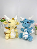 Dragon Crochet Pattern PDF: Beginner Amigurumi Plush Toy Tutorial (Digital Download