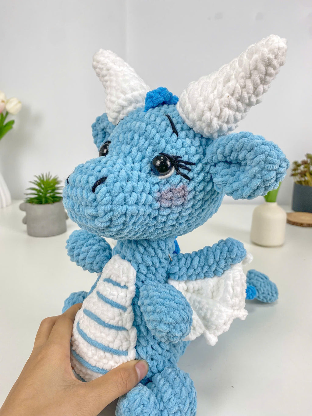 Dragon Crochet Pattern PDF: Amigurumi Plush Toy Tutorial (Digital File)