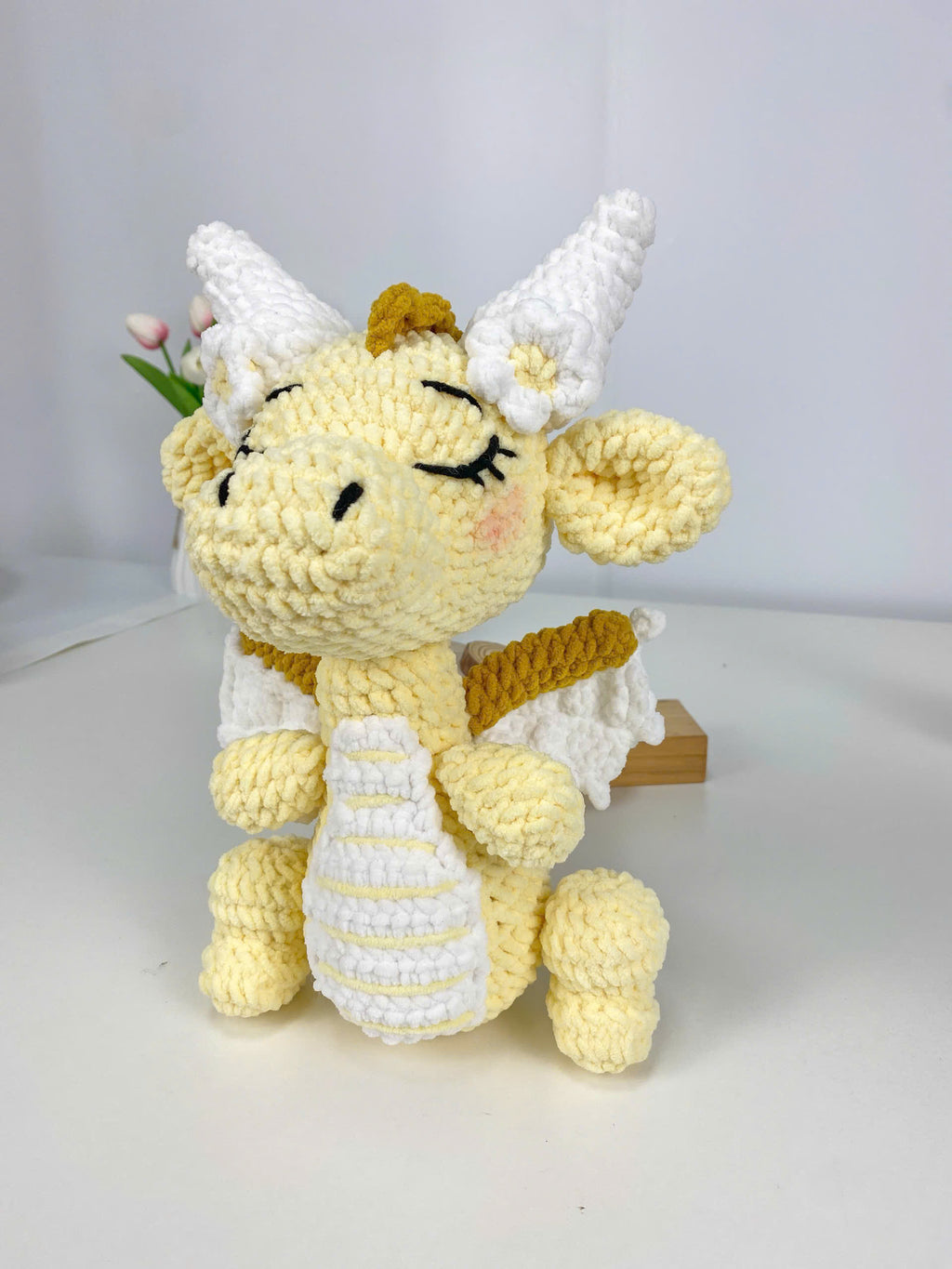 Dragon Girl Crochet Pattern: Amigurumi Plush Toy (PDF Digital Download)