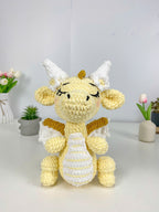 Dragon Crochet Pattern PDF: Beginner Amigurumi Plush Toy Tutorial (Digital Download