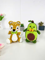 Avocado and Fox Crochet Pattern PDF Bundle: Easy Amigurumi Tutorial (Digital Download Only)