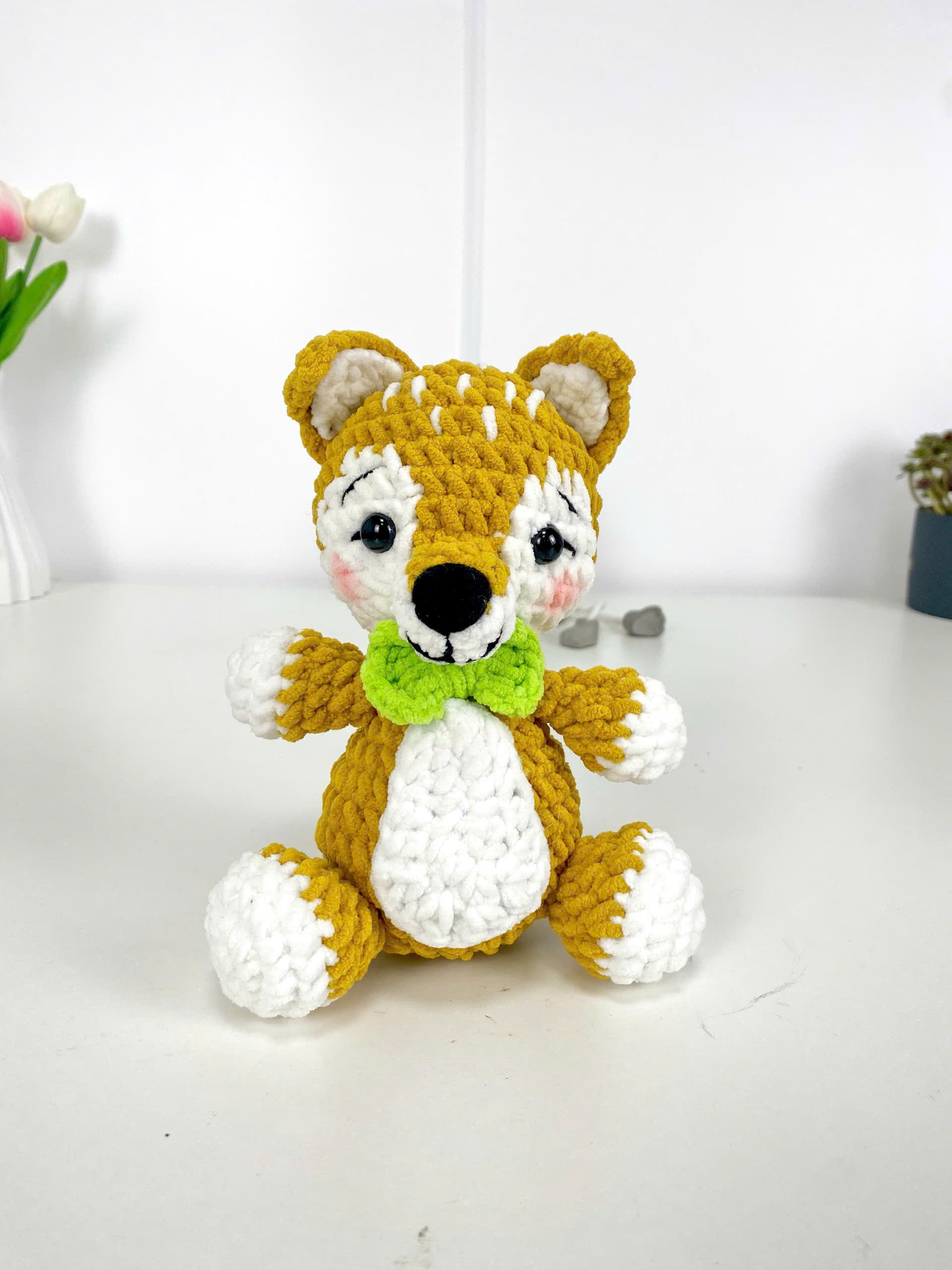 Fox Crochet Pattern PDF: Amigurumi Plush Toy Tutorial (Digital Download