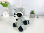 Raccoon Amigurumi Crochet Pattern, Plush Toy DIY (PDF)