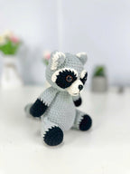 Raccoon Amigurumi Crochet Pattern, Plush Toy DIY (PDF)