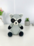 Raccoon Amigurumi Crochet Pattern, Plush Toy DIY (PDF)