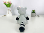 Raccoon Amigurumi Crochet Pattern, Plush Toy DIY (PDF)
