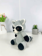 Raccoon Amigurumi Crochet Pattern, Plush Toy DIY (PDF)