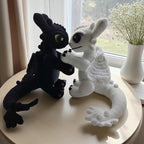 Toothless & Light Fury Crochet Pattern: Dragon Amigurumi Couple (PDF Pattern)