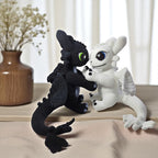 Toothless & Light Fury Crochet Pattern: Dragon Amigurumi Couple (PDF Pattern)