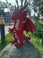 Red Dragon Amigurumi Crochet Pattern: Advanced Level Plushie (PDF Pattern)