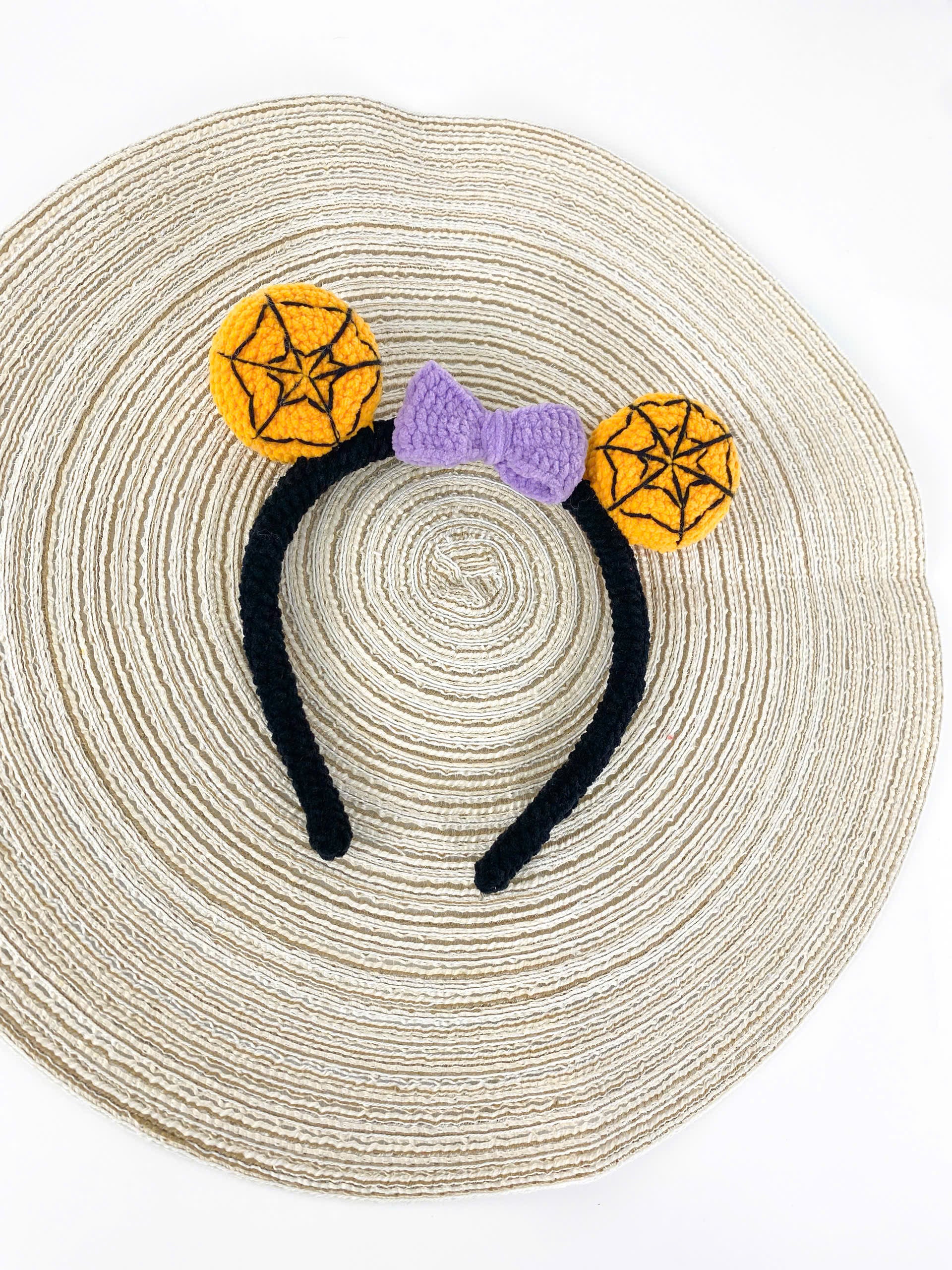 Crochet Pumpkin Ears Headband Pattern: Halloween Costume (PDF Pattern)