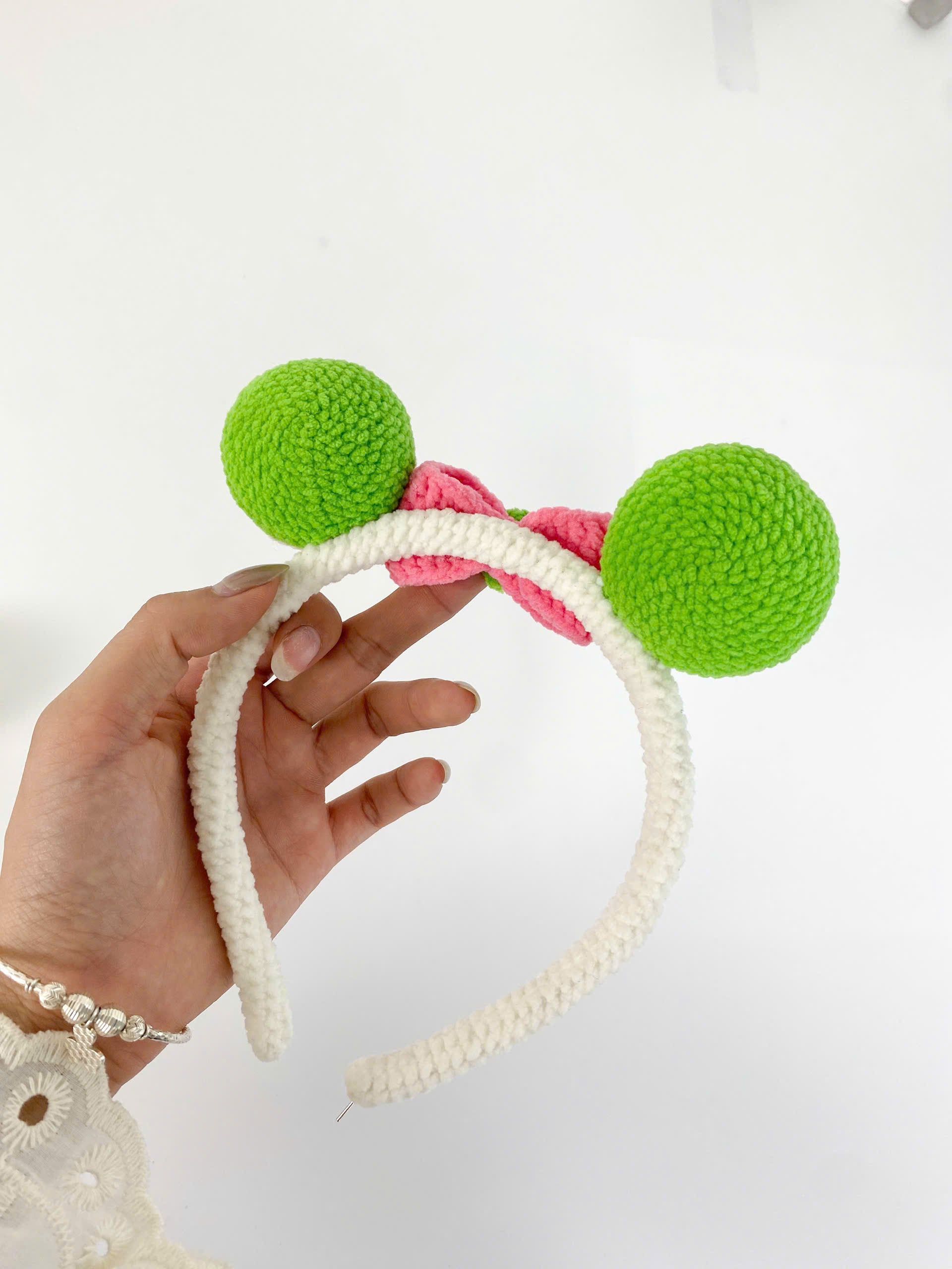 Crochet Watermelon Headband Pattern: Amigurumi Hair Accessory (PDF Pattern)