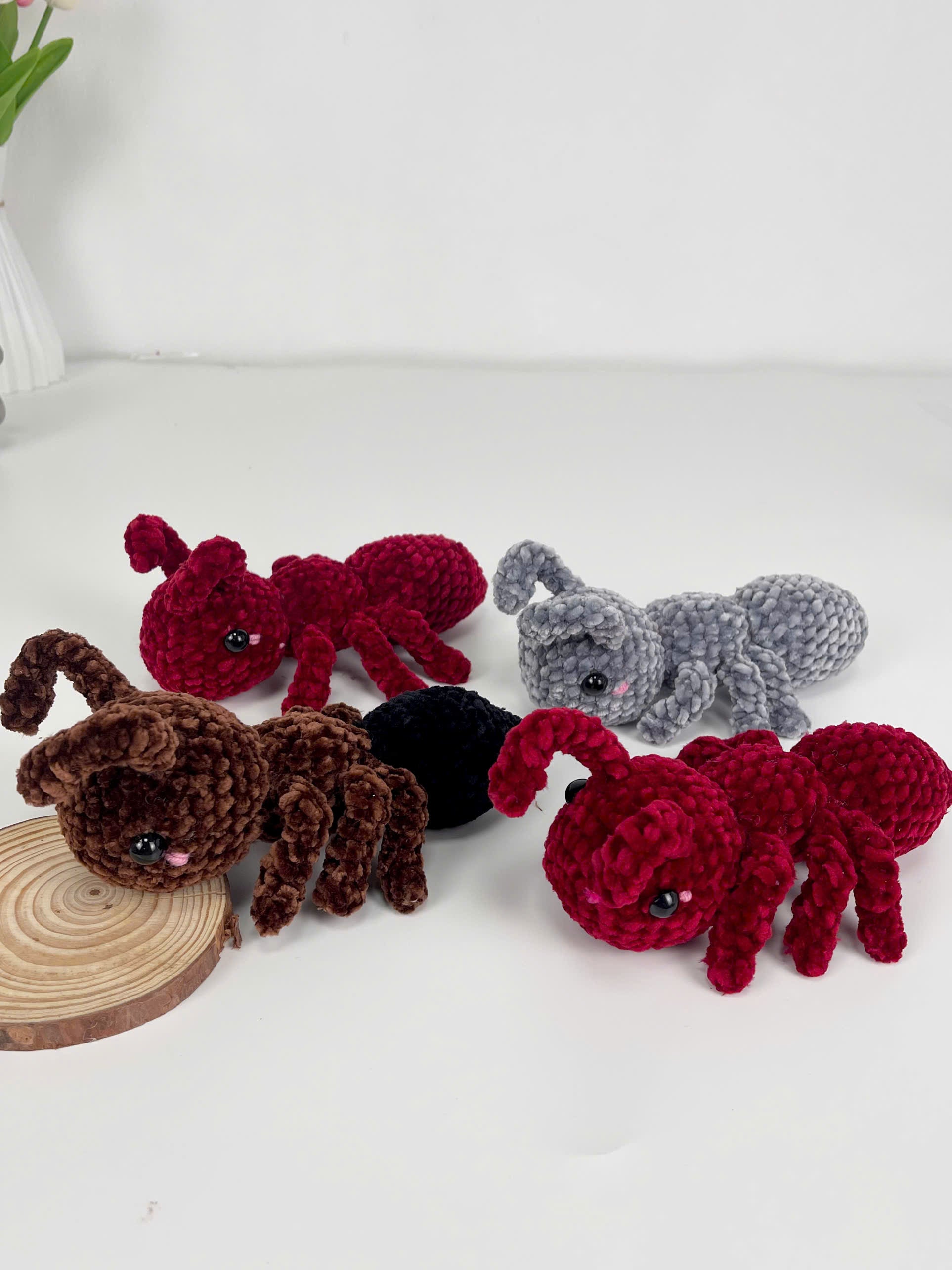 Amigurumi Ant Crochet Pattern PDF: Easy Beginner Insect Plush Toy (Digital Download)