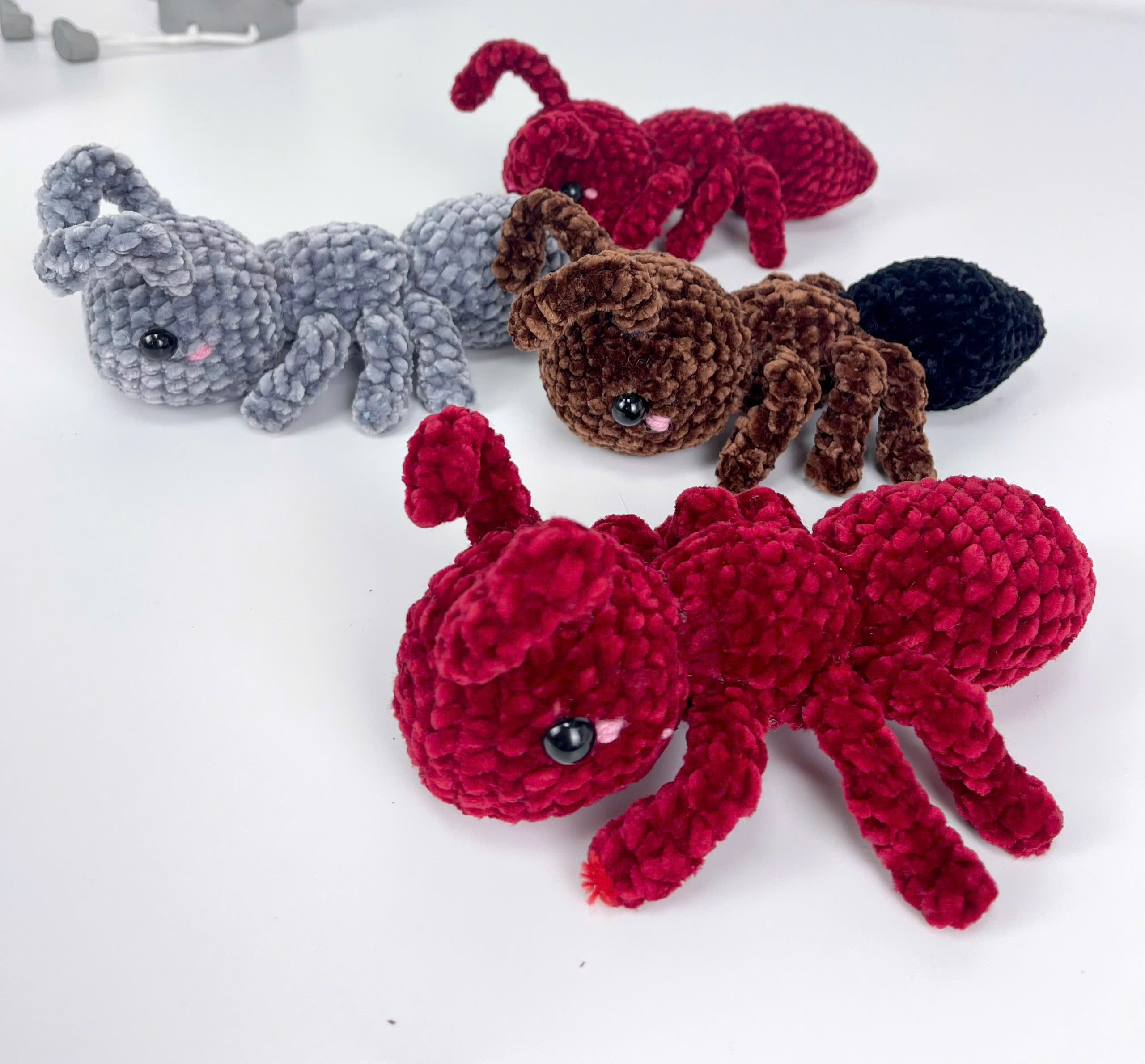Amigurumi Ant Crochet Pattern PDF: Easy Beginner Insect Plush Toy (Digital Download)