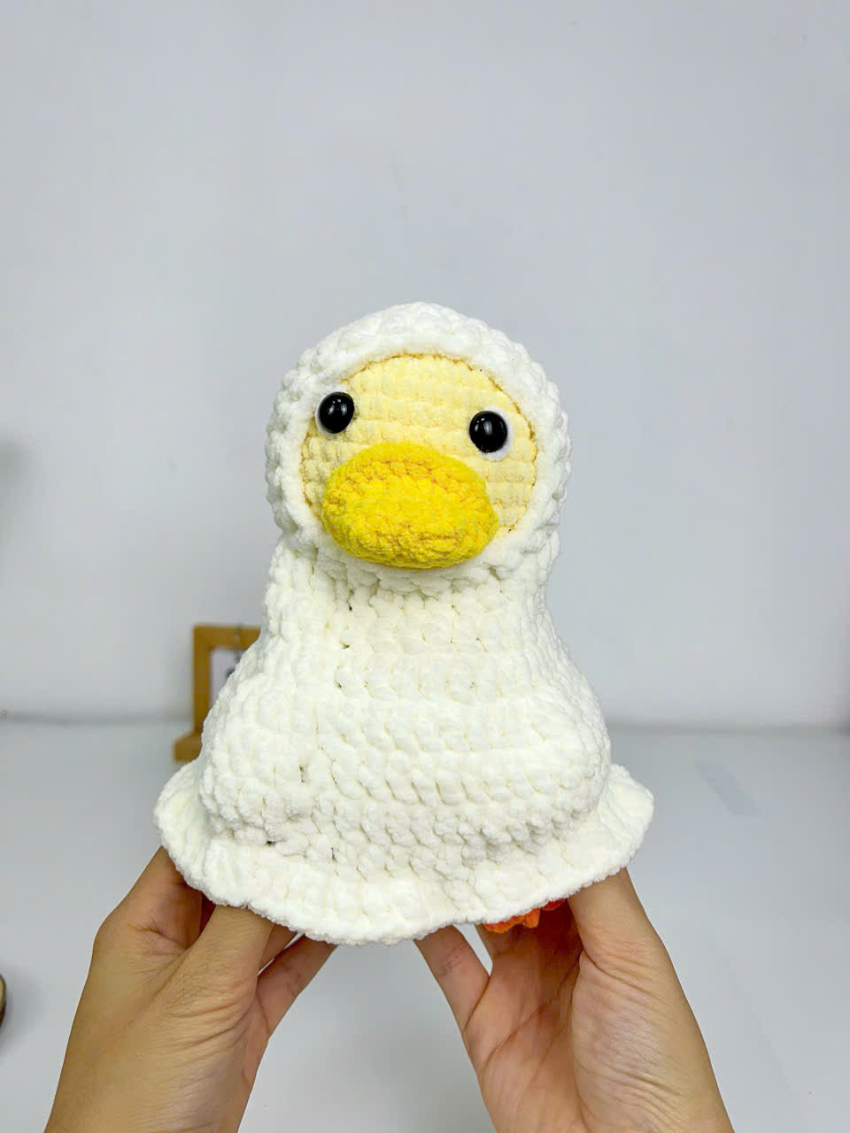Halloween Crochet Duck Pattern, Amigurumi Witch Ghost Pumpkin Plush Toy (PDF)