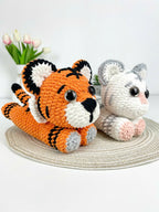 Tiger Amigurumi Crochet Pattern: Easy Plush Toy Tutorial (PDF Download)