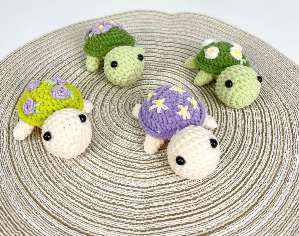 Turtle Crochet Pattern PDF: Amigurumi Plush Toy Tutorial