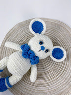Mouse Plushie Crochet Pattern PDF, LOW SEW Amigurumi Mouse Stuffed Animal DIY