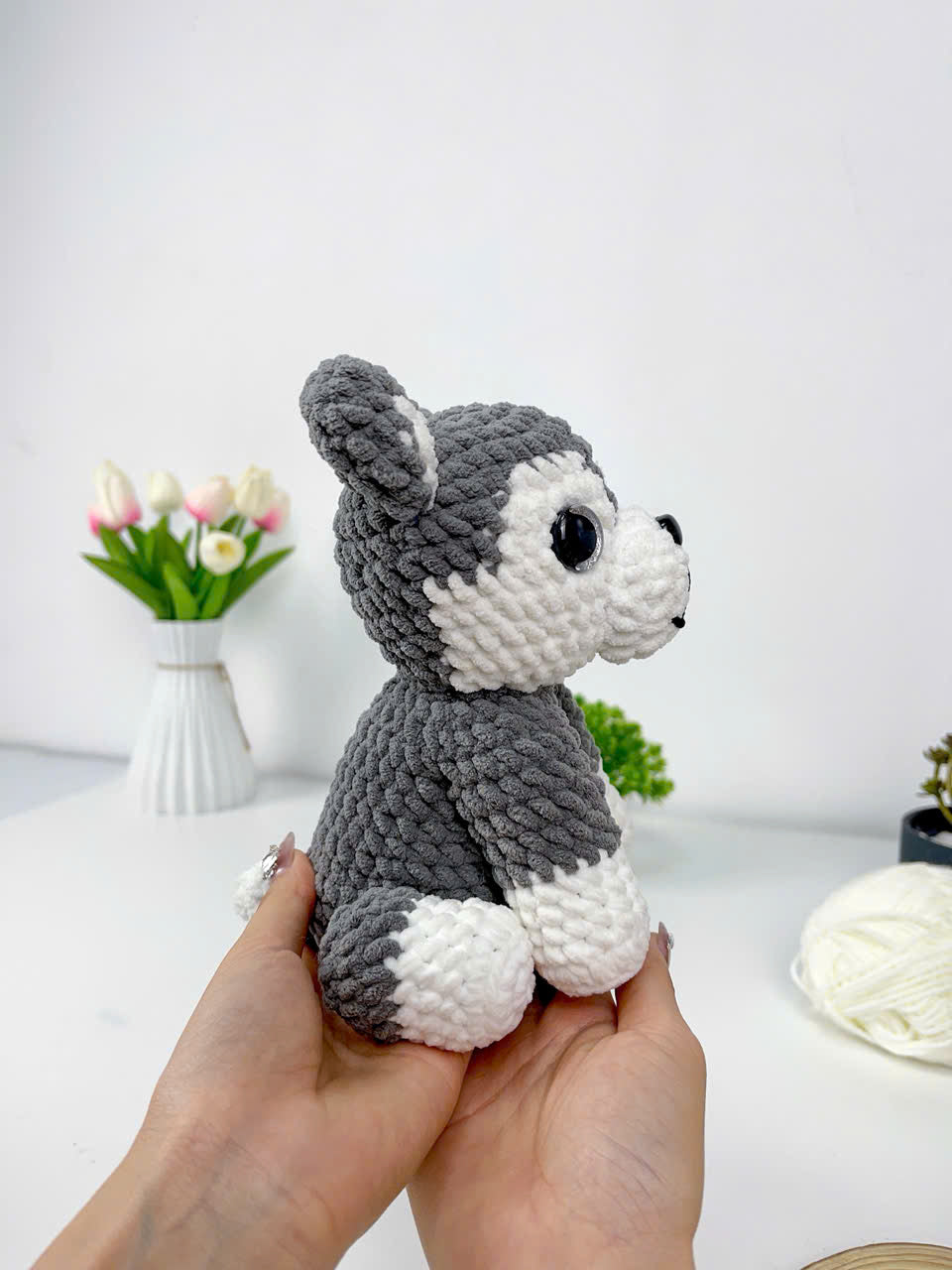 Amigurumi Dog Pattern PDF Bundle, Beagle Puppy, Husky Dog, Bulldog Dog, Beginner Crochet